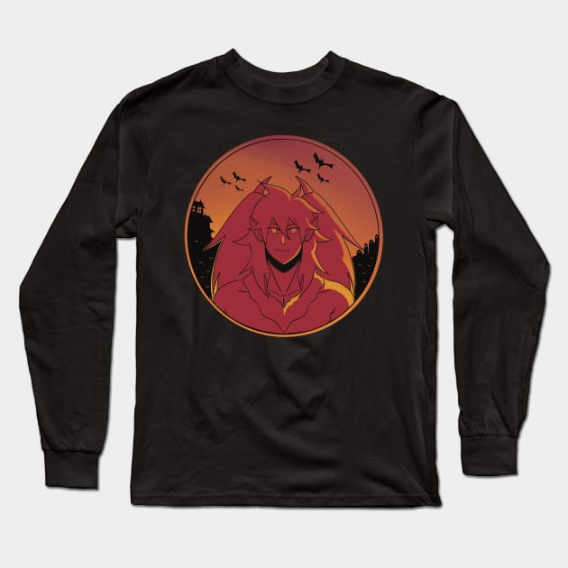 Spooky Doohboy Long Sleeve T-Shirt by The Doohboy and Son Family